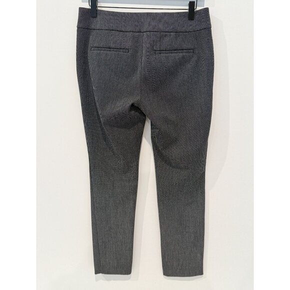 LOFT Marisa Skinny Pants Size 4 Black Ankle Zip Stretch Work Career - Picture 2 of 11